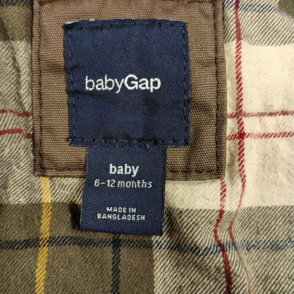 Baby Gap Sherpa Lined Jacket 6-9 Months - Picture 2 of 7